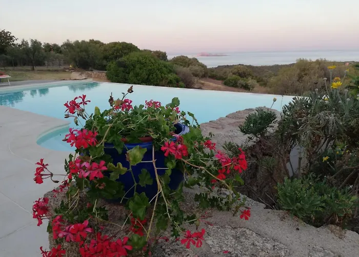 La Sima Con Piscina Vista Mare Sardegna 别墅